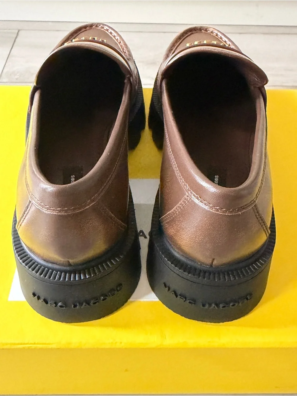MARC JACOBS The Frankie Platform Loafer, Size 7US / 37EU
